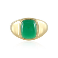 Green Onyx Silver Ring