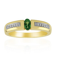 9K AAA Kenya Tsavorite Gold Ring