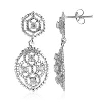 Zircon Silver Earrings