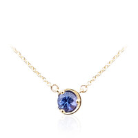 9K Tanzanite Gold Necklace (de Melo)