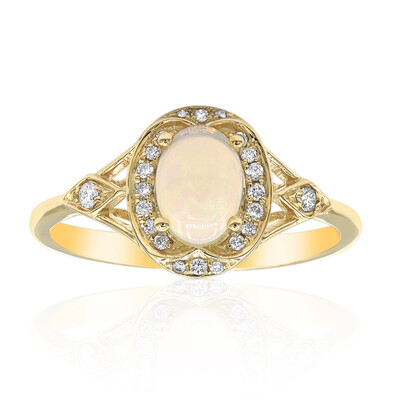 10K AAA Welo Opal Gold Ring