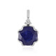 Madagascar Blue Sapphire Platinum Pendant