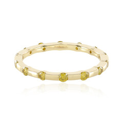 14K I2 Yellow Diamond Gold Ring (de Melo)