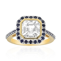 9K Zircon Gold Ring (Adela Gold)