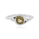 Unheated Yellow Tanzanite Silver Ring