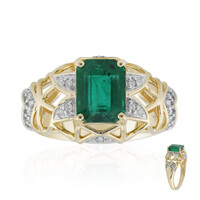 18K Zambian Emerald Gold Ring (Rifkind 1894 Collection)