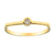 9K SI2 Argyle Champagne Diamond Gold Ring (de Melo)