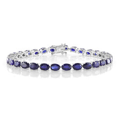 Madagascar Blue Sapphire Silver Bracelet