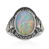 Welo Opal Silver Ring (Annette classic)