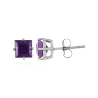 Moroccan Amethyst Silver Earrings