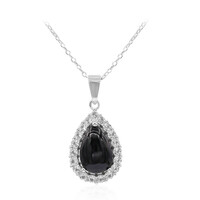 Black Onyx Silver Necklace