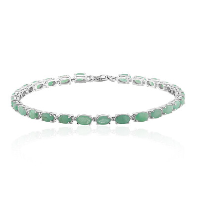 Brazilian Emerald Silver Bracelet