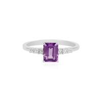 Siberian Amethyst Silver Ring