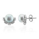 Silver Freshwater Pearl Silver Earrings (TPC)