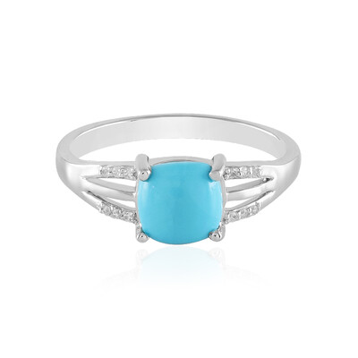 Sleeping Beauty Turquoise Silver Ring