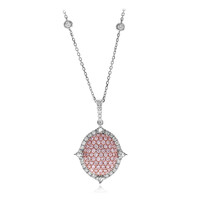 14K I1 Pink Diamond Gold Necklace (CIRARI)