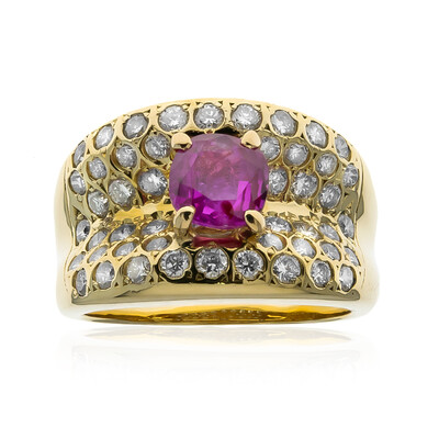 18K Pink Sapphire Gold Ring (CIRARI)