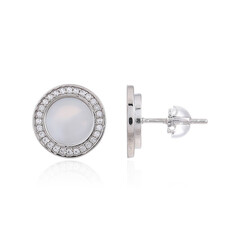 Mother of Pearl Silver Earrings