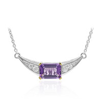 Amethyst Silver Necklace (Remy Rotenier)