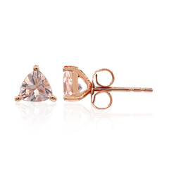 10K Morganite Gold Earrings