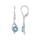 Ratanakiri Zircon Silver Earrings