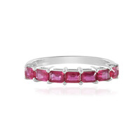 Madagascar Ruby Silver Ring