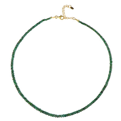 Zambian Emerald Silver Necklace