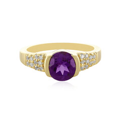 Uruguayan Amethyst Silver Ring