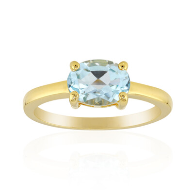 Sky Blue Topaz Silver Ring