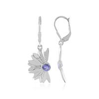 Tanzanite Silver Earrings (SAELOCANA)