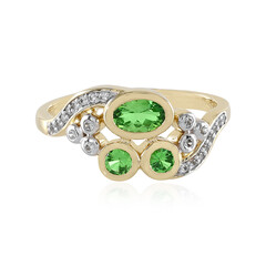 9K Tsavorite Gold Ring (D'vyere)