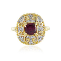 Rhodolite Silver Ring