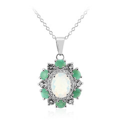 Welo Opal Silver Necklace