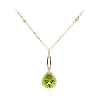 14K Dashihe Peridot Gold Necklace (CIRARI)