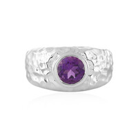 Siberian Amethyst Silver Ring