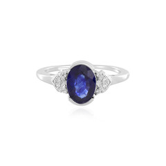 Madagascar Blue Sapphire Silver Ring