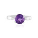 Zambian Amethyst Silver Ring