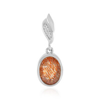 Sunstone Silver Pendant