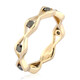 9K Black Diamond Gold Ring (de Melo)