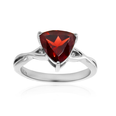 Mozambique Garnet Silver Ring