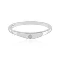 I3 (H) Diamond Silver Ring