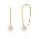 White Freshwater Pearl Silver Earrings (Joias do Paraíso)