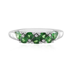 Tanzanian Tsavorite Silver Ring