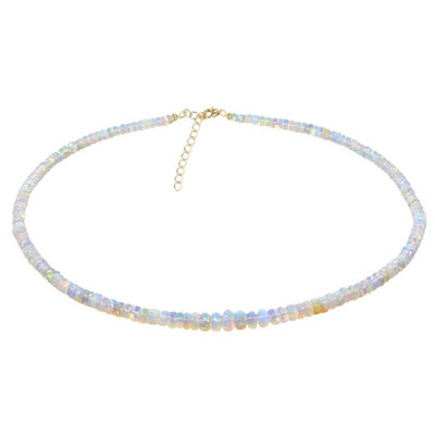 Welo Opal Silver Necklace