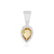 Citrine Silver Pendant