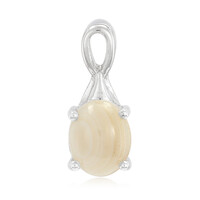 Botswana Agate Silver Pendant