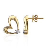 9K SI1 (G) Diamond Gold Earrings