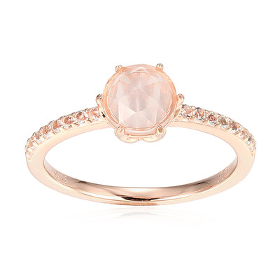 Rose Quartz Silver Ring