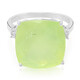 Prehnite Silver Ring