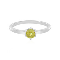 Sphene Silver Ring